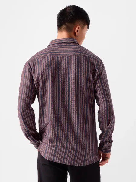 Stripes: Red And Brown