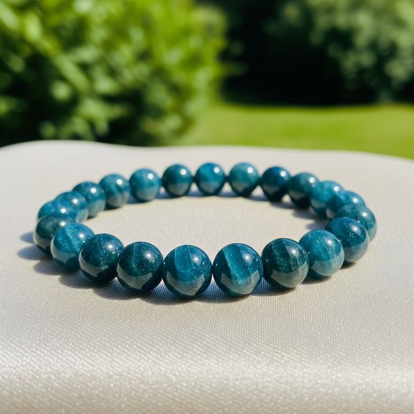 BLUE APATITE Crystal Bracelet