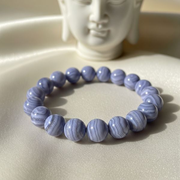 BLUE LACE AGATE Crystal Bracelet