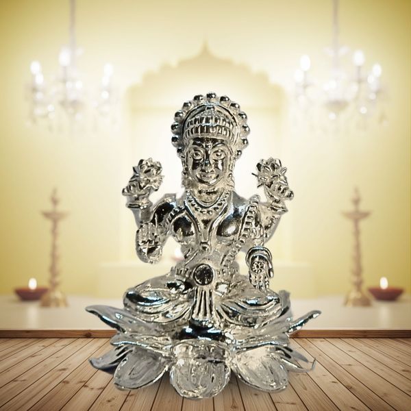 Laxmi Mata: The Goddess of Abundance, Fortune, and Fulfilment, Bright White Finish