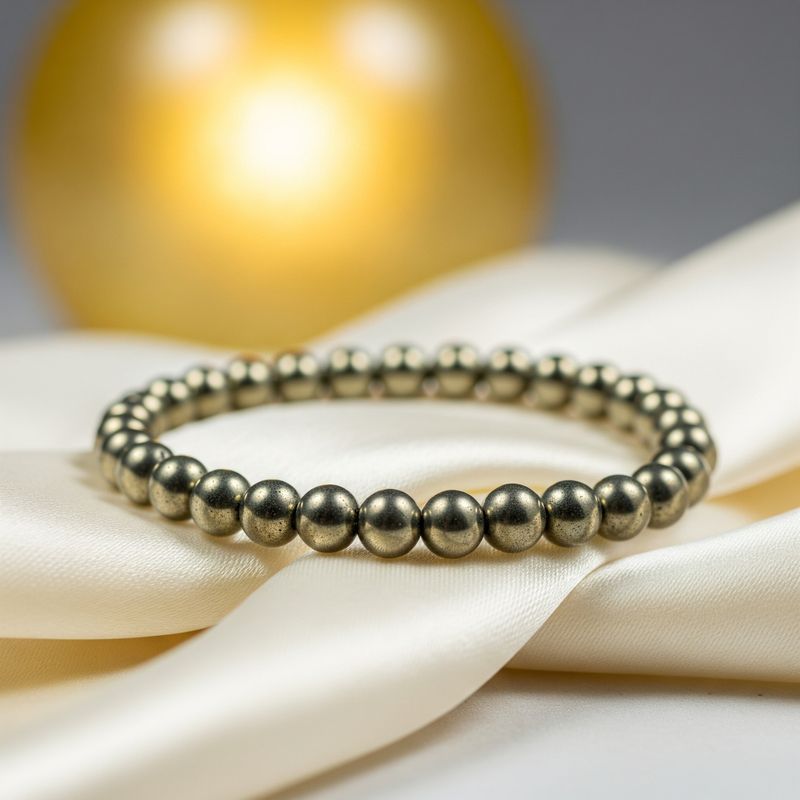 Pyrite crystal bracelet from Layashaktii